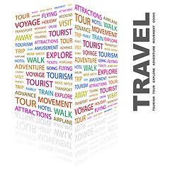 Image showing TRAVEL.