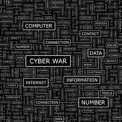 Image showing CYBER WAR