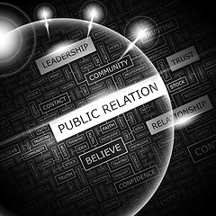 Image showing PUBLIC RELATION