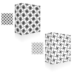 Image showing Packaging box. Seamless pattern.