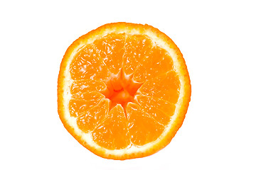 Image showing Half an orange