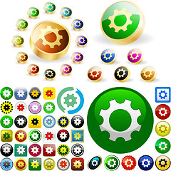 Image showing Gear icon.