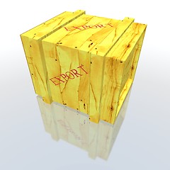 Image showing export wooden box