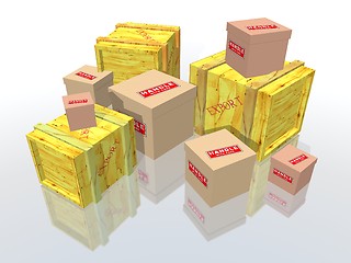 Image showing boxes and packages