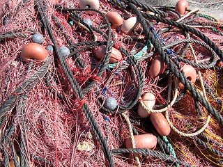 Image showing fishing nets