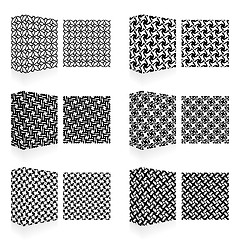 Image showing Packaging box. Seamless pattern.