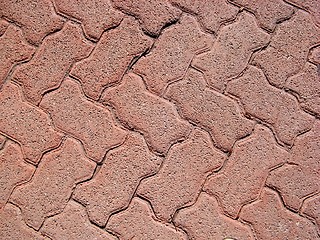 Image showing pink pavement texture