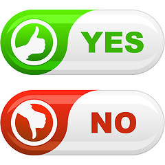 Image showing Yes and No