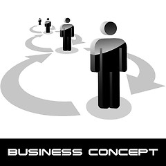 Image showing Business concept illustration.