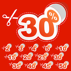 Image showing Discount signs