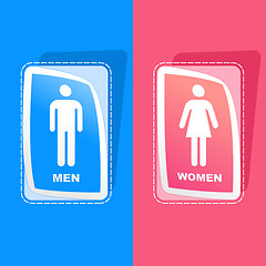 Image showing Men and women.