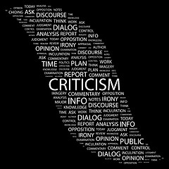 Image showing CRITICISM.