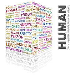 Image showing HUMAN.