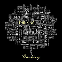 Image showing THINKING