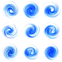 Image showing Swirl elements for design.