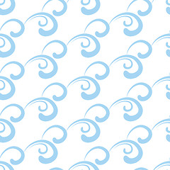 Image showing Vector seamless background with a repeating pattern