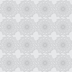 Image showing vector seamless gray background with ornament