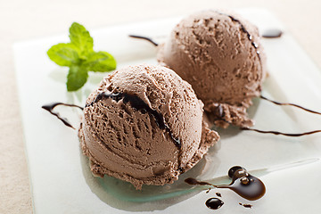 Image showing Chocolate Ice cream