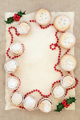 Image showing Mince Pie Border