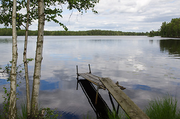 Image showing Idyllic lake view