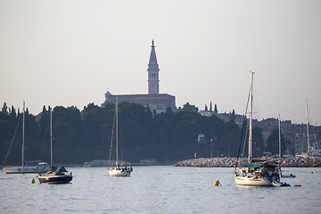 Image showing Saint Eufemia at sunset