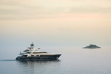 Image showing Yacht sailing in Adriatic sea