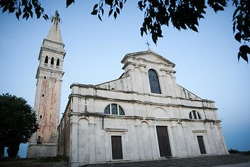 Image showing Saint Euphemia basilica at sunset