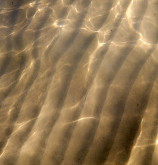 Image showing sand and the  abstract thailand kho tao bay  china sea