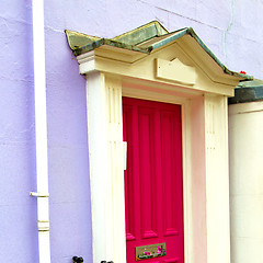 Image showing notting   hill  area  in london england old suburban and antique