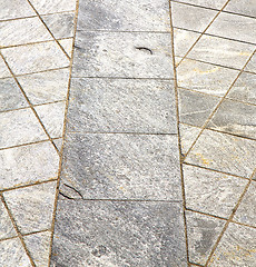 Image showing brick in casorate sempione  abstract   pavement of   c  and marb