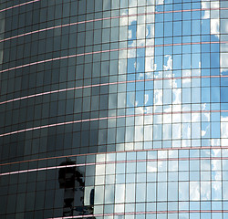 Image showing asia bangkok  thailand   skyscraper in a window     centre  