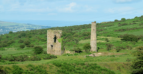 Image showing Cornish mining buildings.