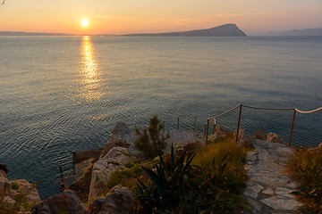 Image showing Scenic view of a small island