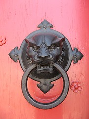Image showing Lion knocker