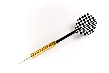Image showing Isolated black dart