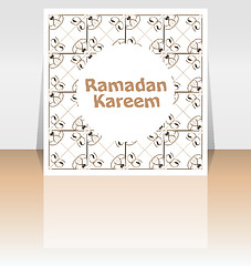 Image showing Ramadan Kareem. lettering composition of muslim holy month.