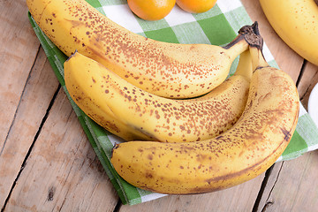 Image showing fruits, mandarin and bananas, food