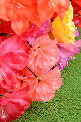 Image showing flowers mixed bouquet for background