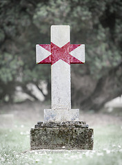 Image showing Gravestone in the cemetery - Alabama