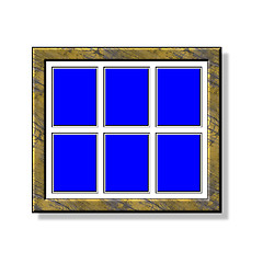Image showing painting frame for pictures 4:3