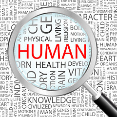 Image showing HUMAN.