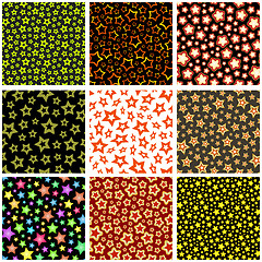 Image showing Stars. Seamless pattern.