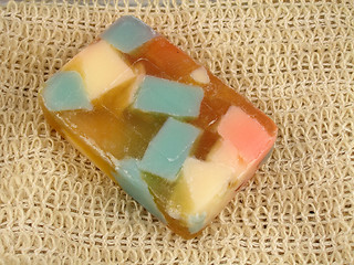 Image showing Soap on a cloth