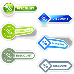 Image showing Discount signs