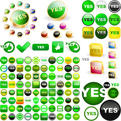 Image showing Yes and No