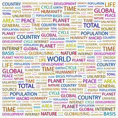 Image showing WORLD.