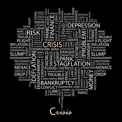 Image showing CRISIS.