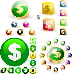 Image showing Dollar icon.