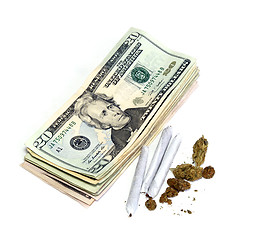 Image showing currency and medicinal pot