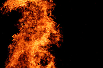 Image showing Fire background